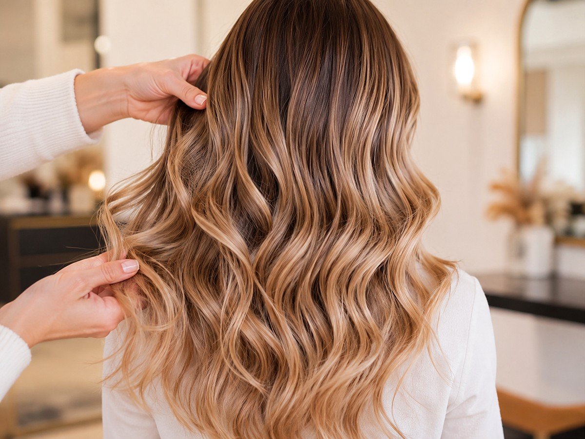 Coloración profesional del cabello en el salón
