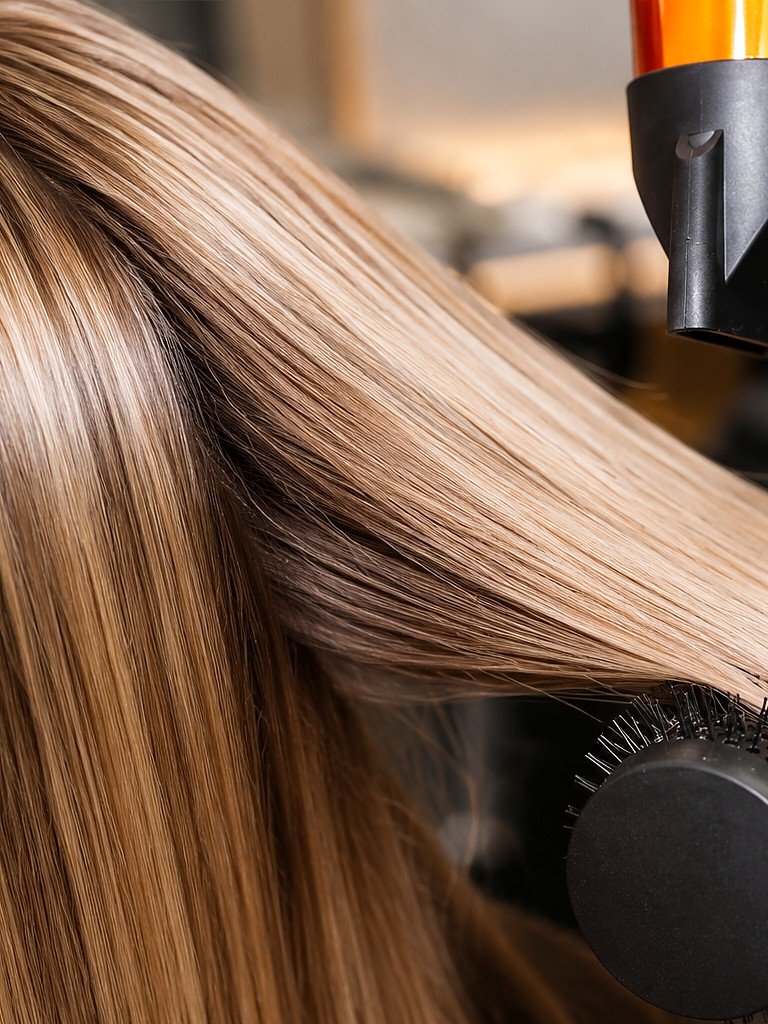 Cabello liso y brillante tras tratamiento de keratina en Tolosa